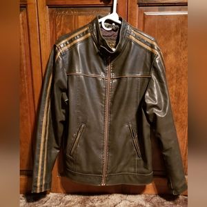 Arizona Jean Brown Motorcycle Jacket [Small]